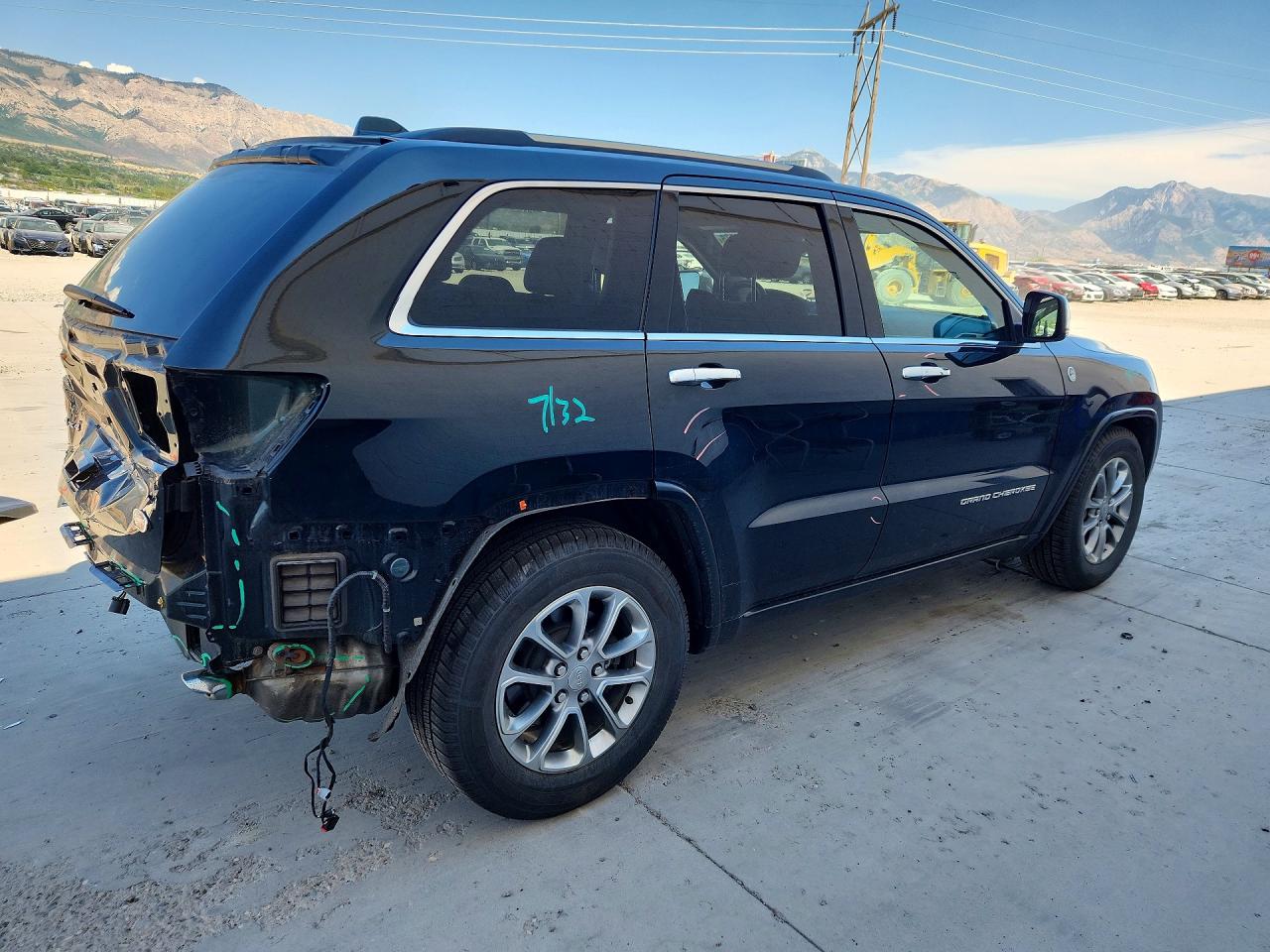 2015 Jeep Grand Cherokee Overland Black vin: 1C4RJFCG6FC836242