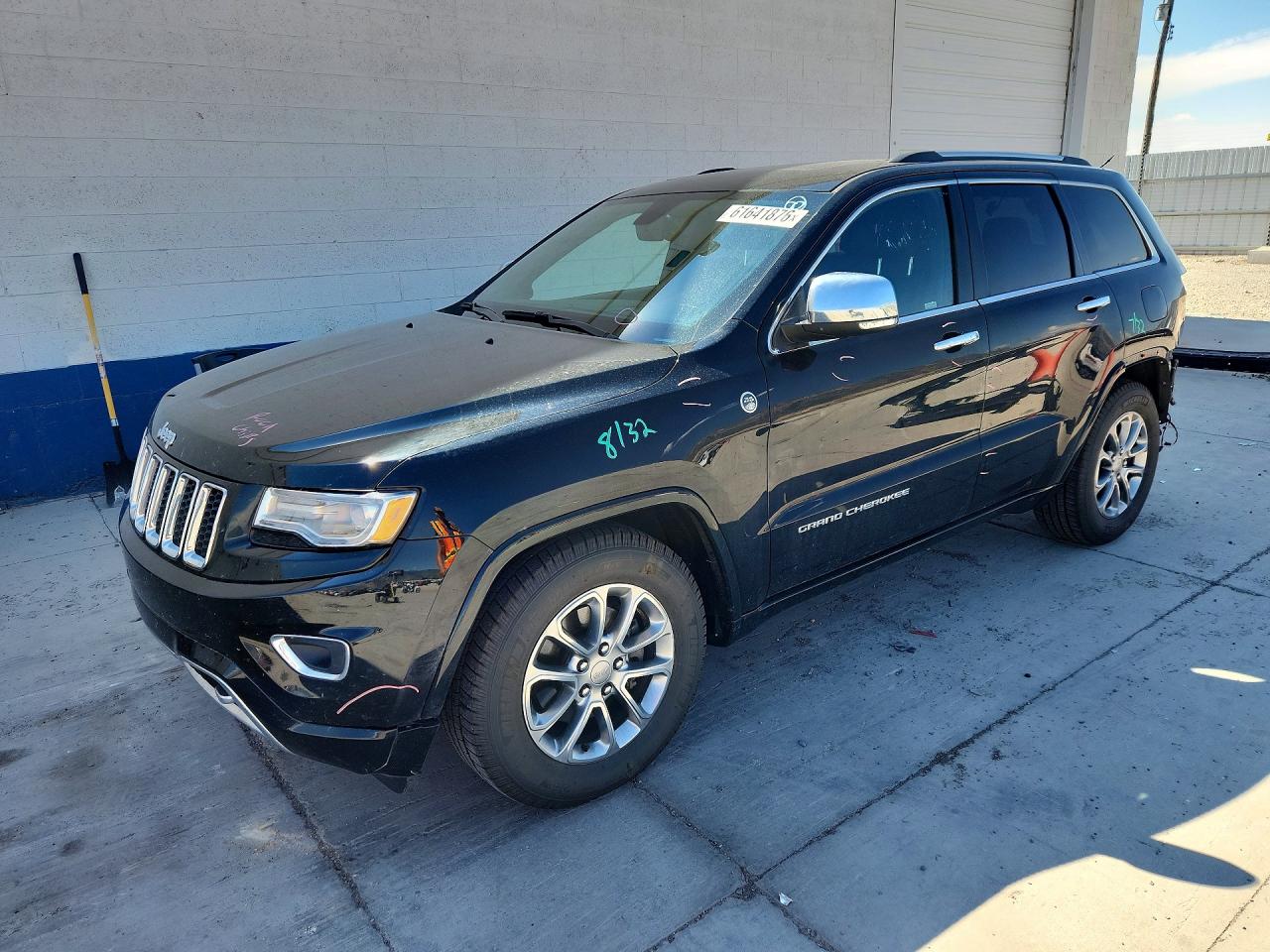 2015 Jeep Grand Cherokee Overland Black vin: 1C4RJFCG6FC836242