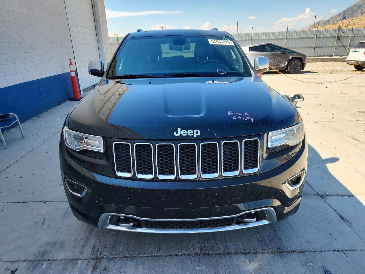 2015 Jeep Grand Cherokee Overland Black vin: 1C4RJFCG6FC836242