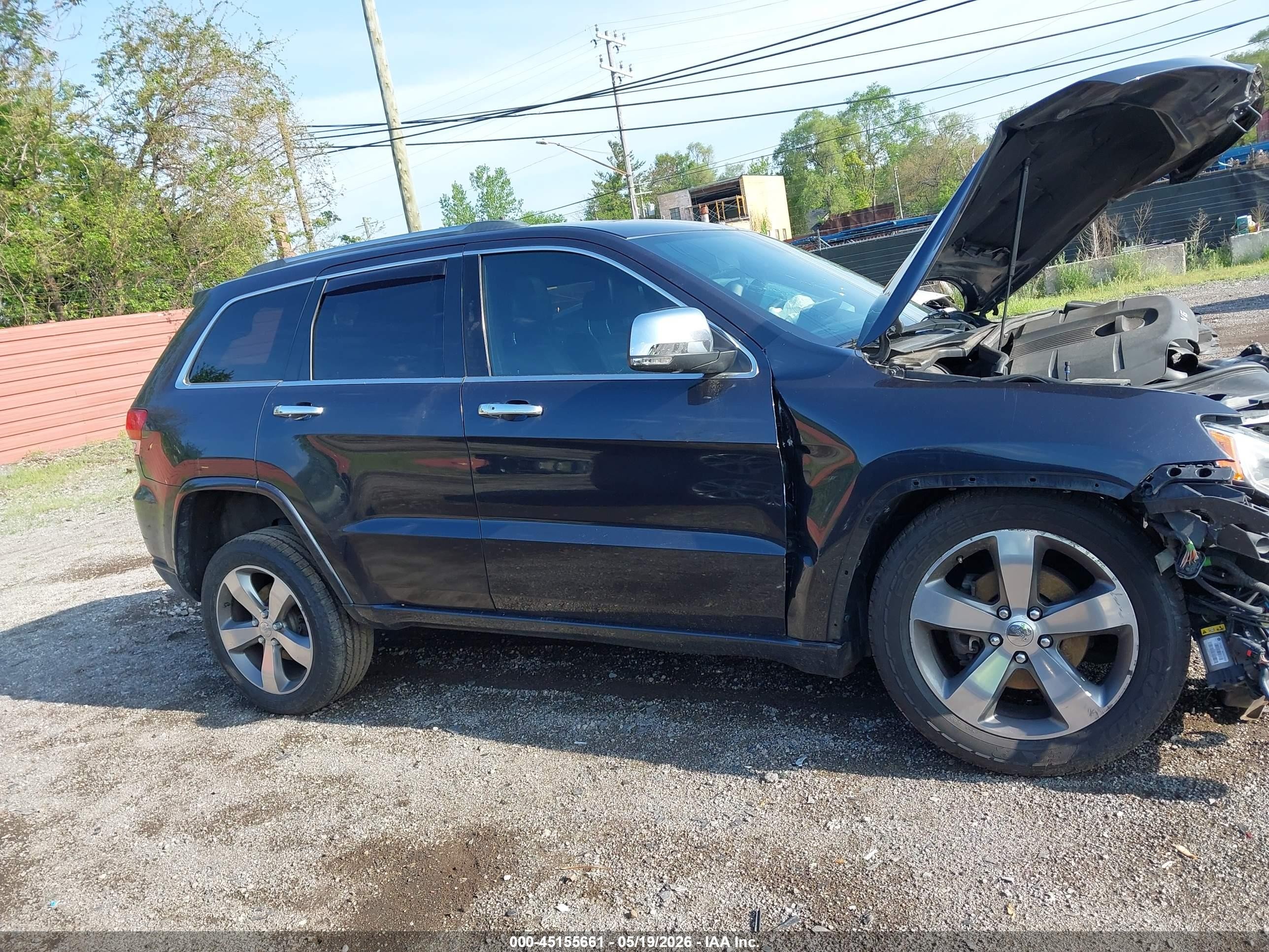 2015 Jeep Grand Cherokee Overland Gray vin: 1C4RJFCG6FC871167
