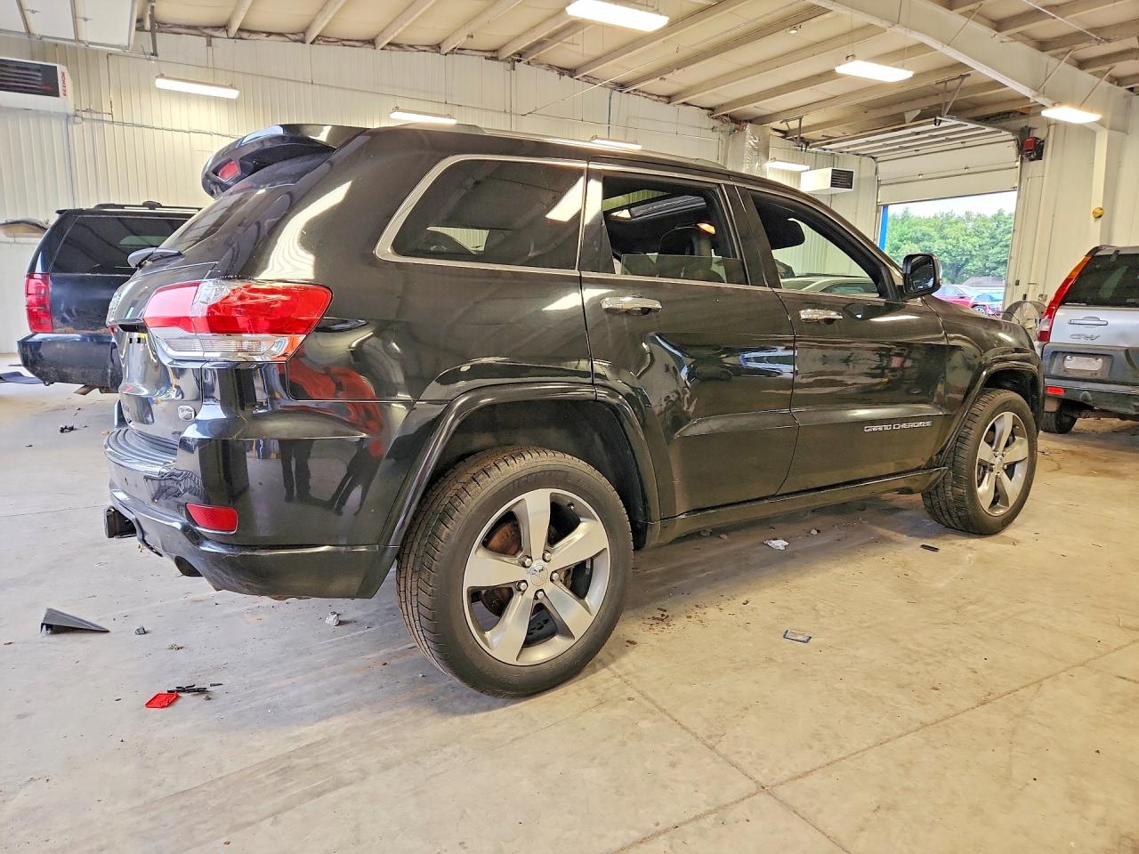 2015 Jeep Grand Cherokee Overland Black vin: 1C4RJFCG6FC877597