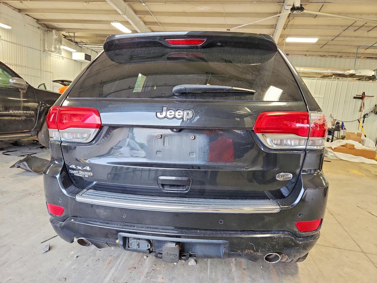 2015 Jeep Grand Cherokee Overland Black vin: 1C4RJFCG6FC877597