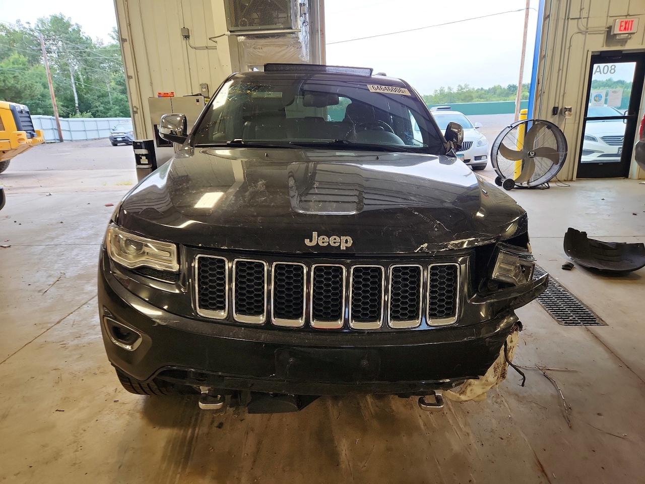 2015 Jeep Grand Cherokee Overland Black vin: 1C4RJFCG6FC877597