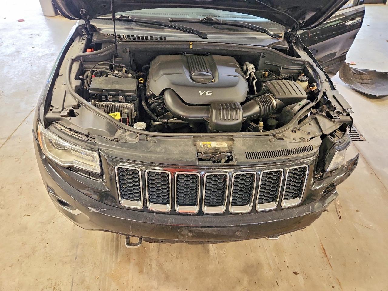 2015 Jeep Grand Cherokee Overland Black vin: 1C4RJFCG6FC877597