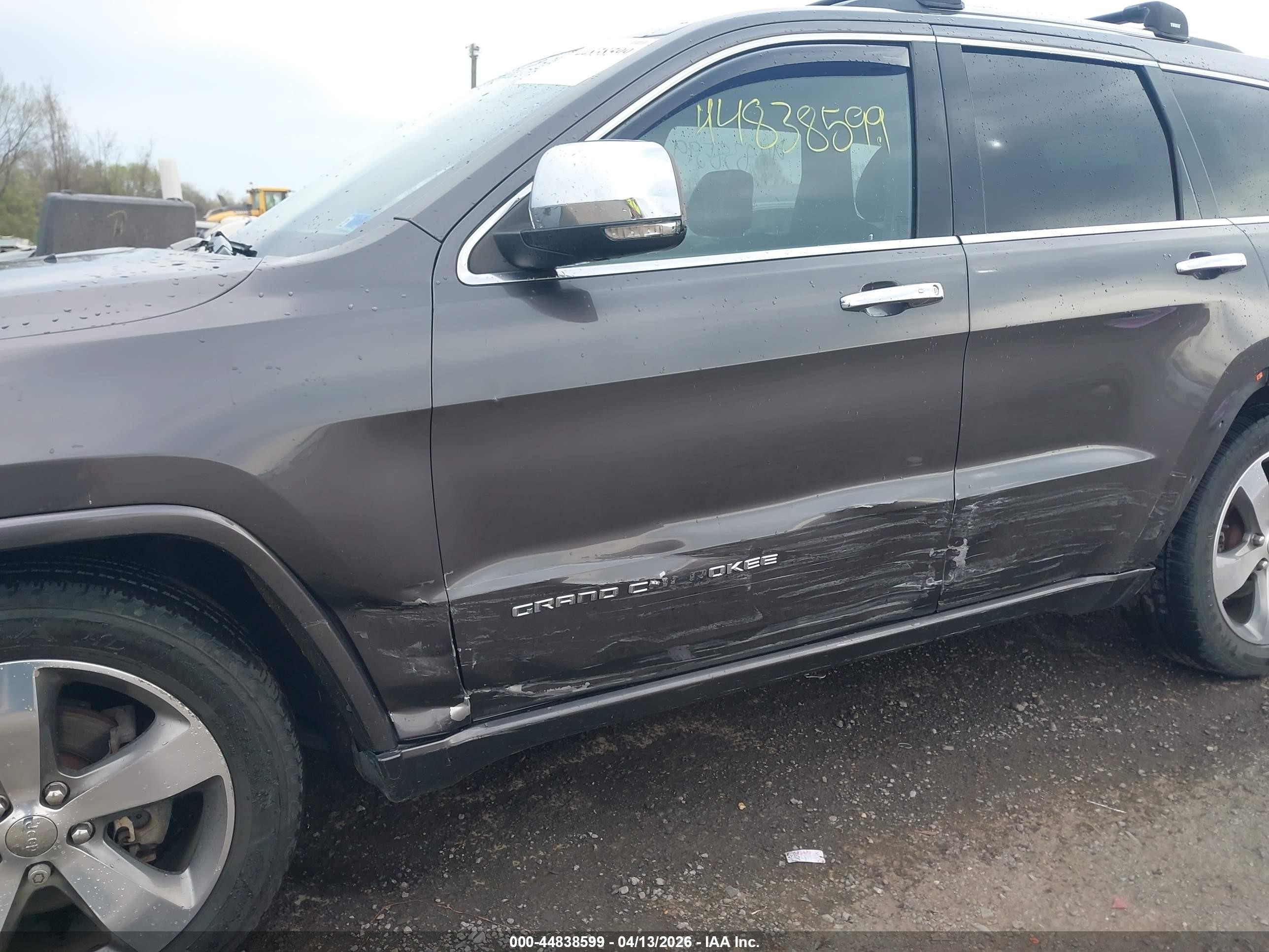 2015 Jeep Grand Cherokee Overland Gray vin: 1C4RJFCG6FC925910