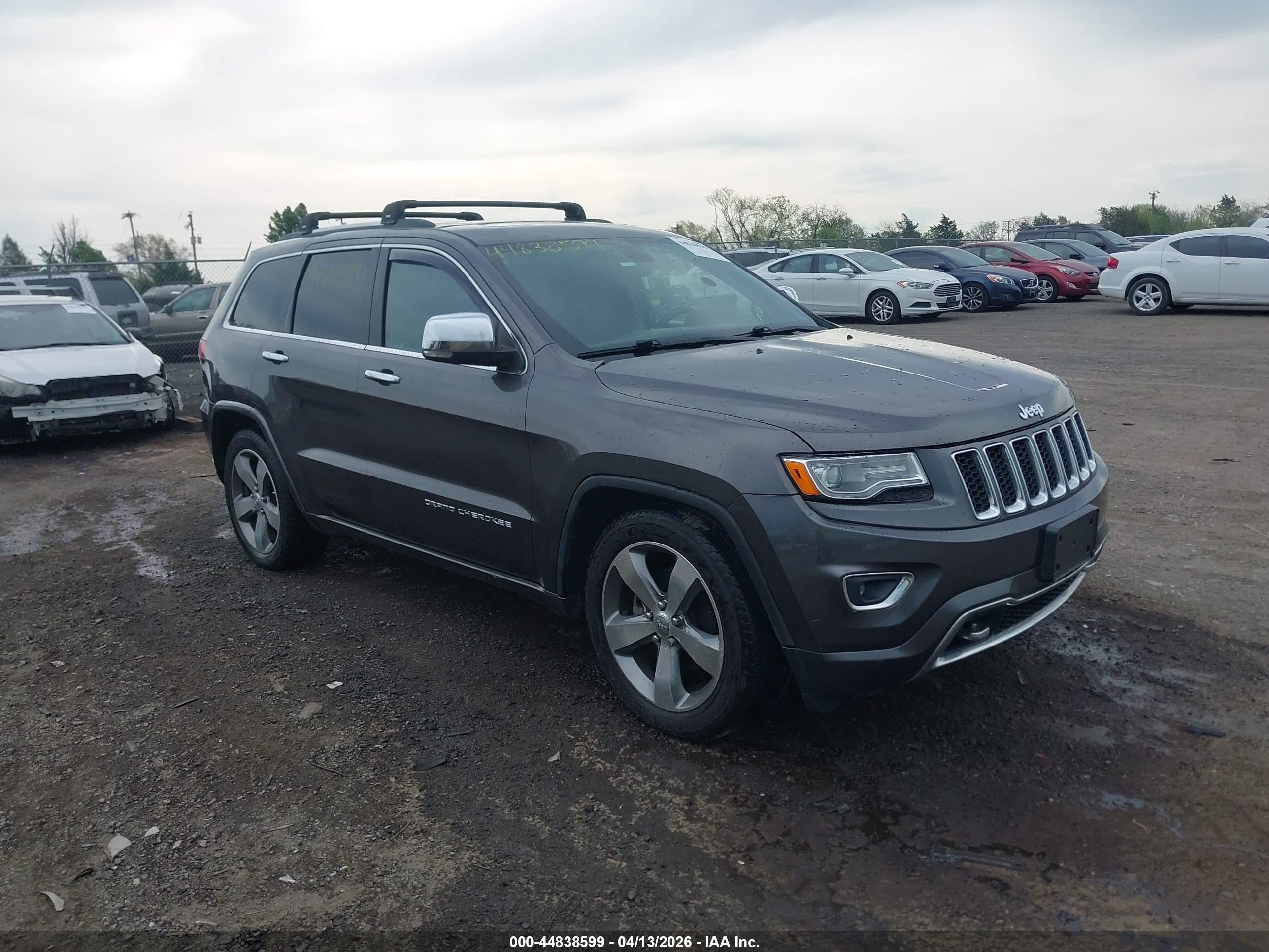 2015 Jeep Grand Cherokee Overland Gray vin: 1C4RJFCG6FC925910