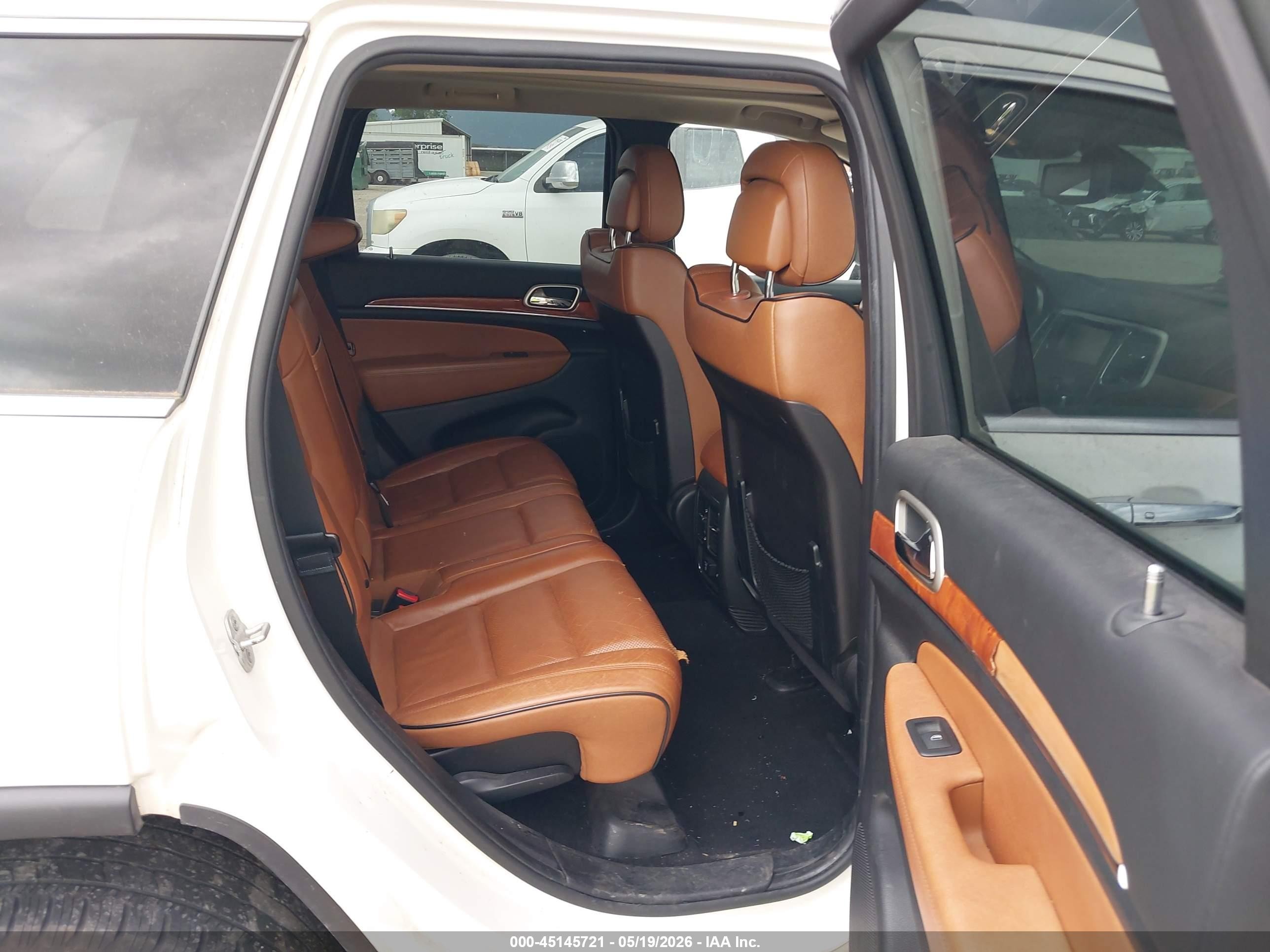 2012 Jeep Grand Cherokee Overland Белый vin: 1C4RJFCG7CC134006