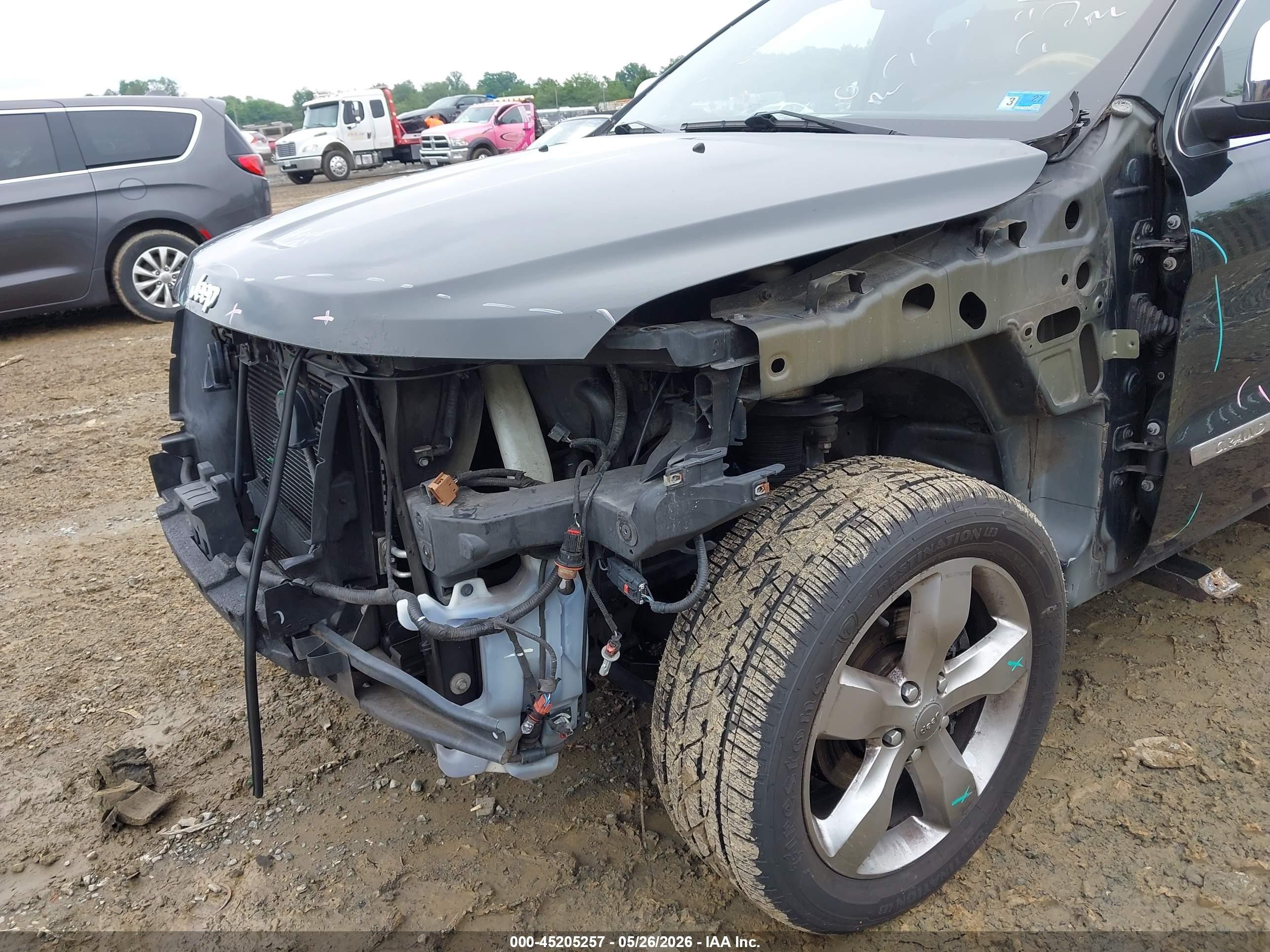 2012 Jeep Grand Cherokee Overland Черный vin: 1C4RJFCG7CC287694