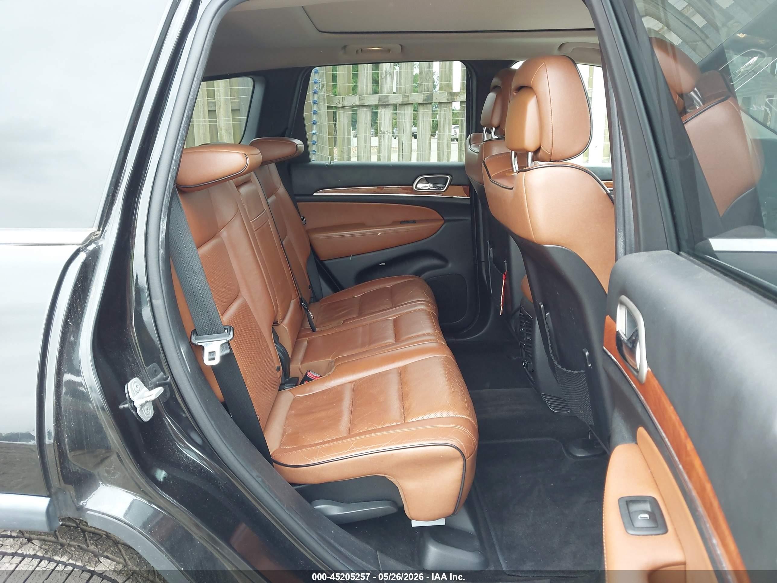2012 Jeep Grand Cherokee Overland Черный vin: 1C4RJFCG7CC287694