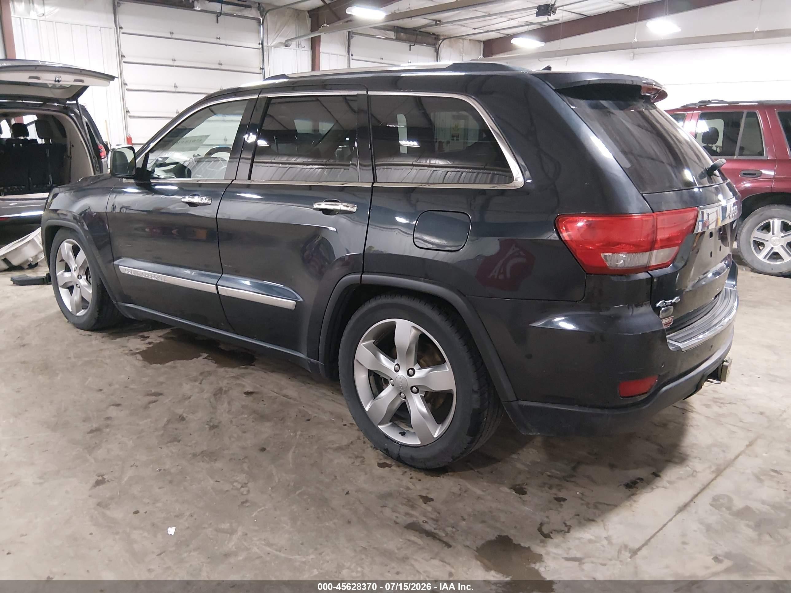2012 Jeep Grand Cherokee Overland Gray vin: 1C4RJFCG7CC345660