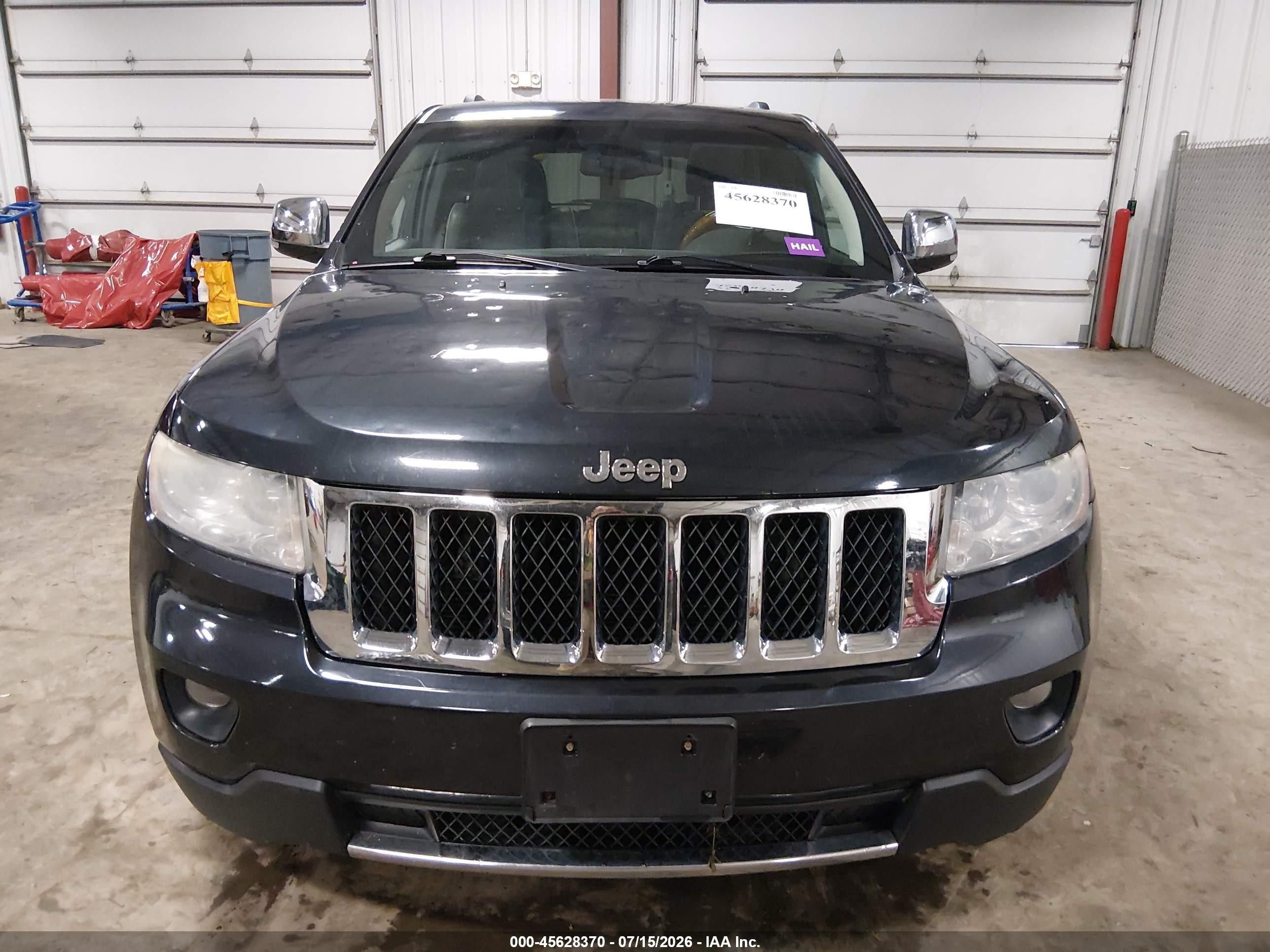 2012 Jeep Grand Cherokee Overland Gray vin: 1C4RJFCG7CC345660