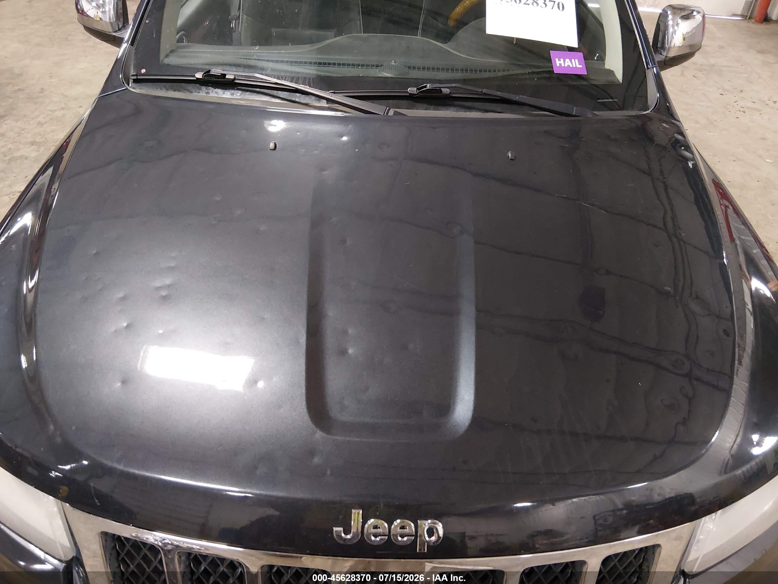 2012 Jeep Grand Cherokee Overland Gray vin: 1C4RJFCG7CC345660
