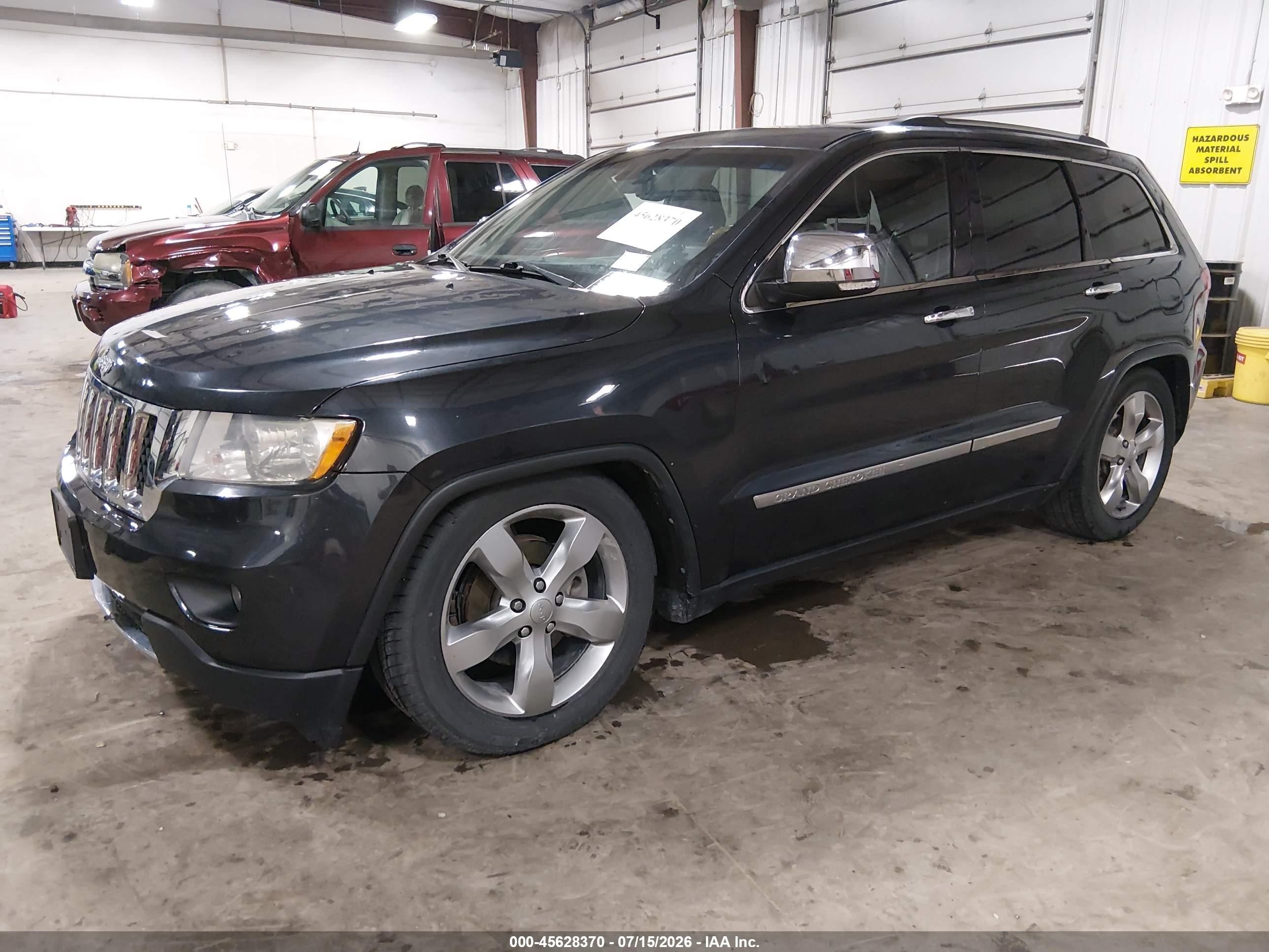 2012 Jeep Grand Cherokee Overland Gray vin: 1C4RJFCG7CC345660