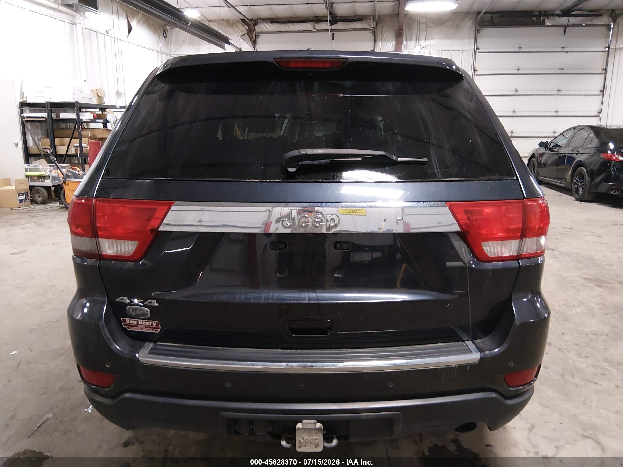 2012 Jeep Grand Cherokee Overland Gray vin: 1C4RJFCG7CC345660