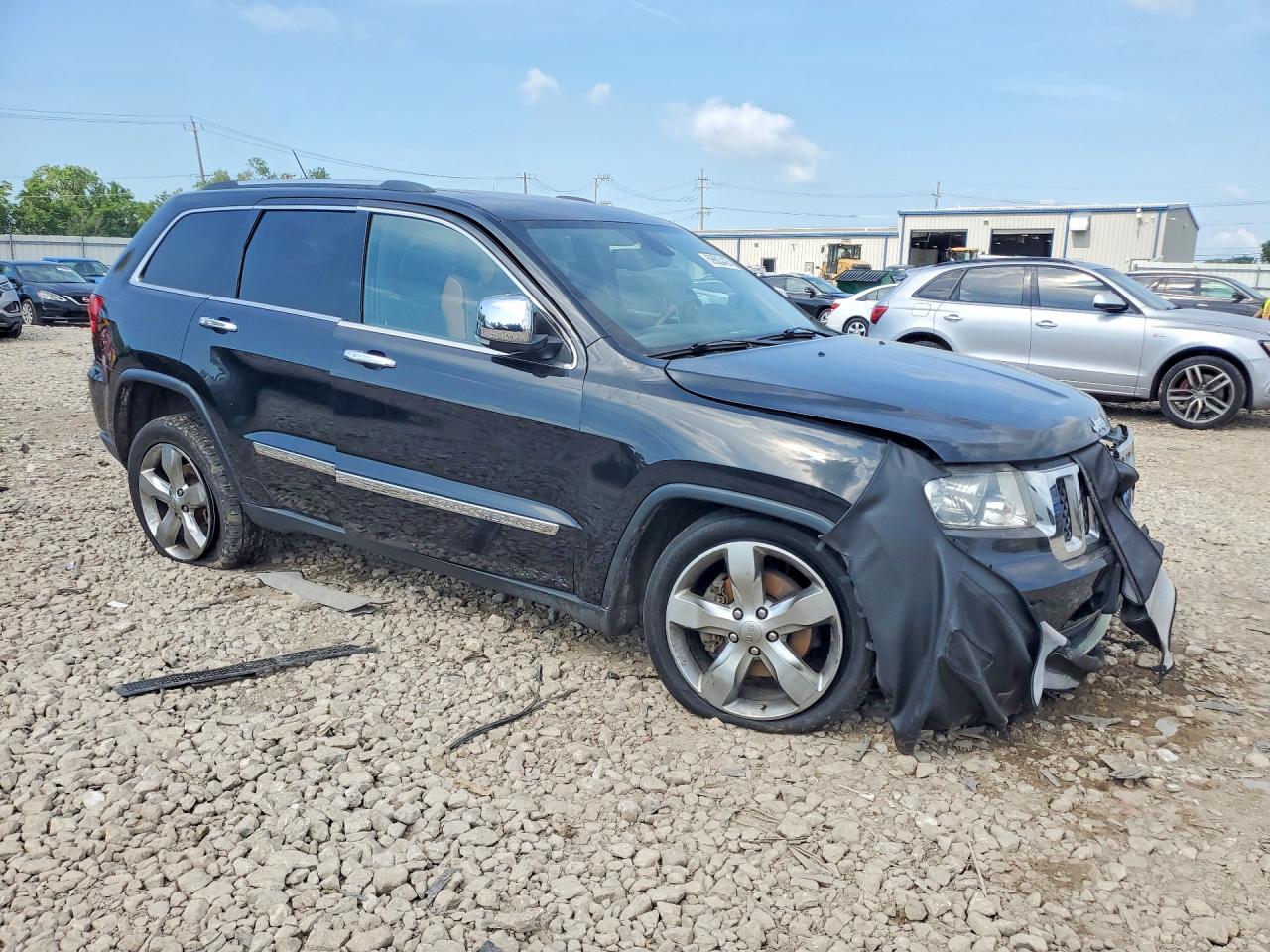 2013 Jeep Grand Cherokee Overland Black vin: 1C4RJFCG7DC531748