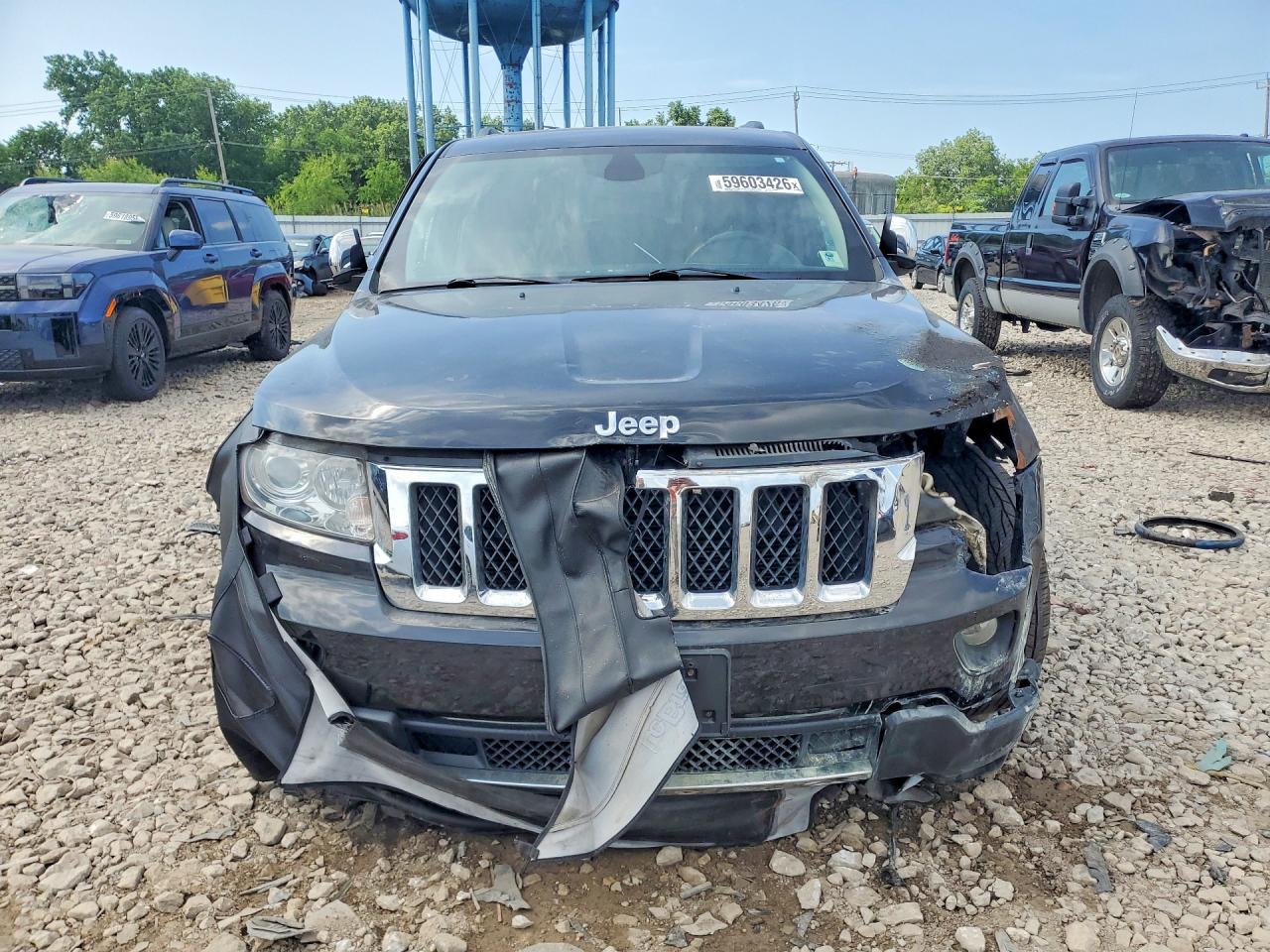 2013 Jeep Grand Cherokee Overland Black vin: 1C4RJFCG7DC531748