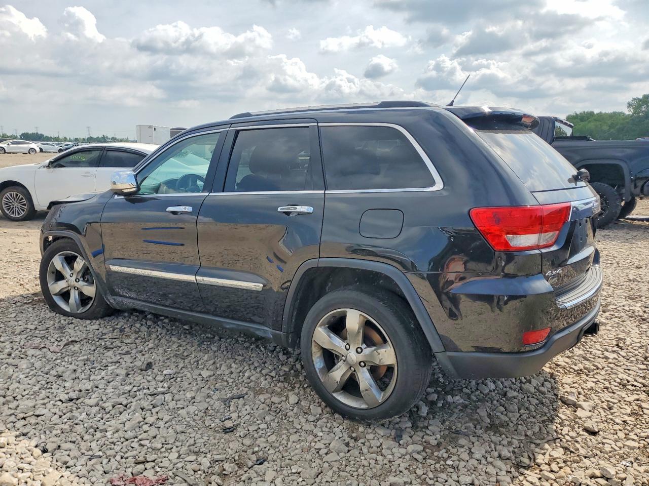 2013 Jeep Grand Cherokee Overland Black vin: 1C4RJFCG7DC531748