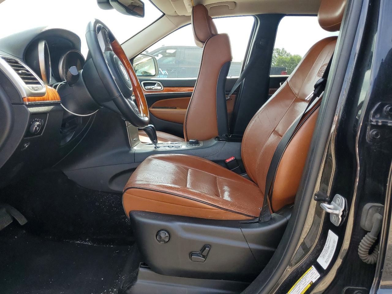 2013 Jeep Grand Cherokee Overland Black vin: 1C4RJFCG7DC531748