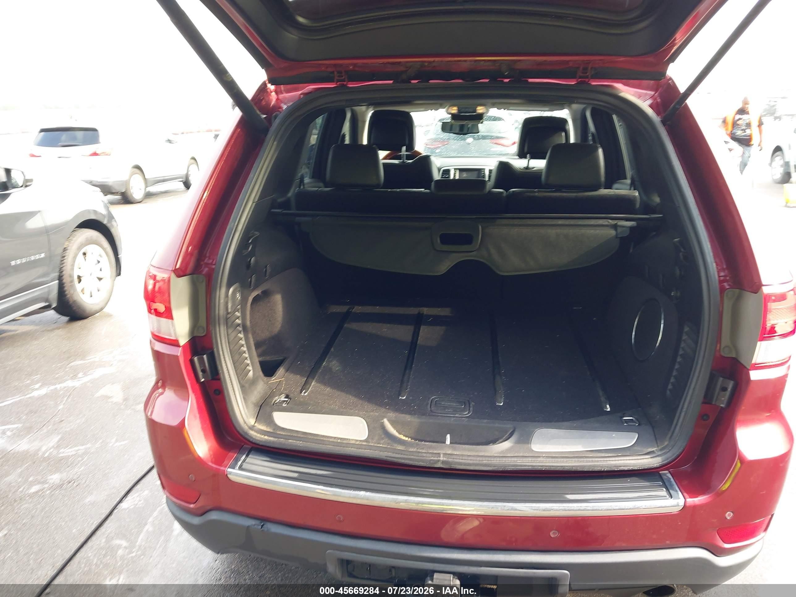2013 Jeep Grand Cherokee Overland Красный vin: 1C4RJFCG7DC627525