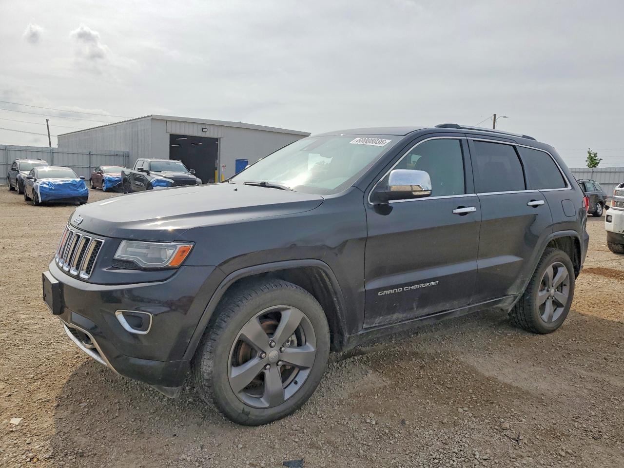 2014 Jeep Grand Cherokee Overland Black vin: 1C4RJFCG7EC195813