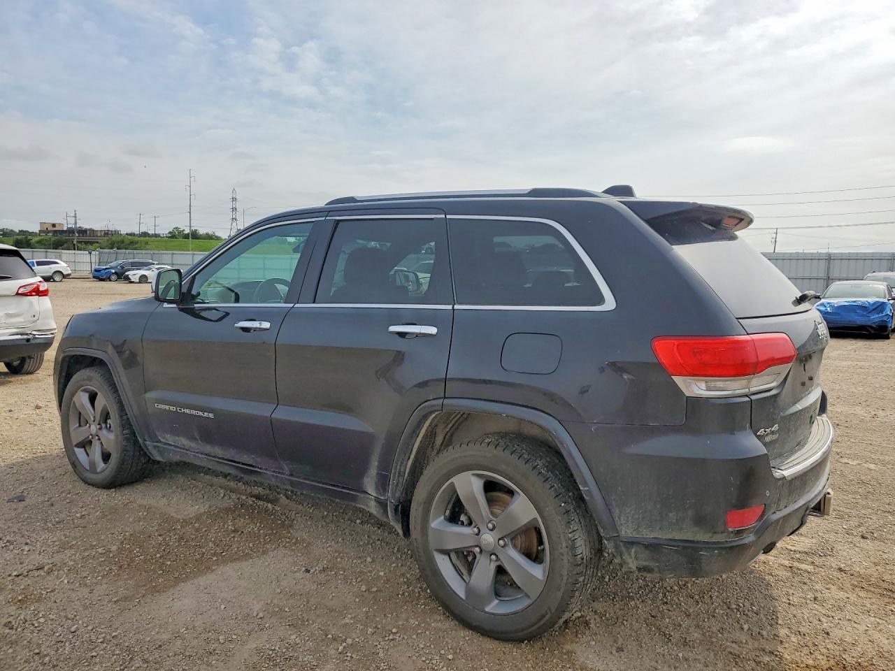 2014 Jeep Grand Cherokee Overland Black vin: 1C4RJFCG7EC195813