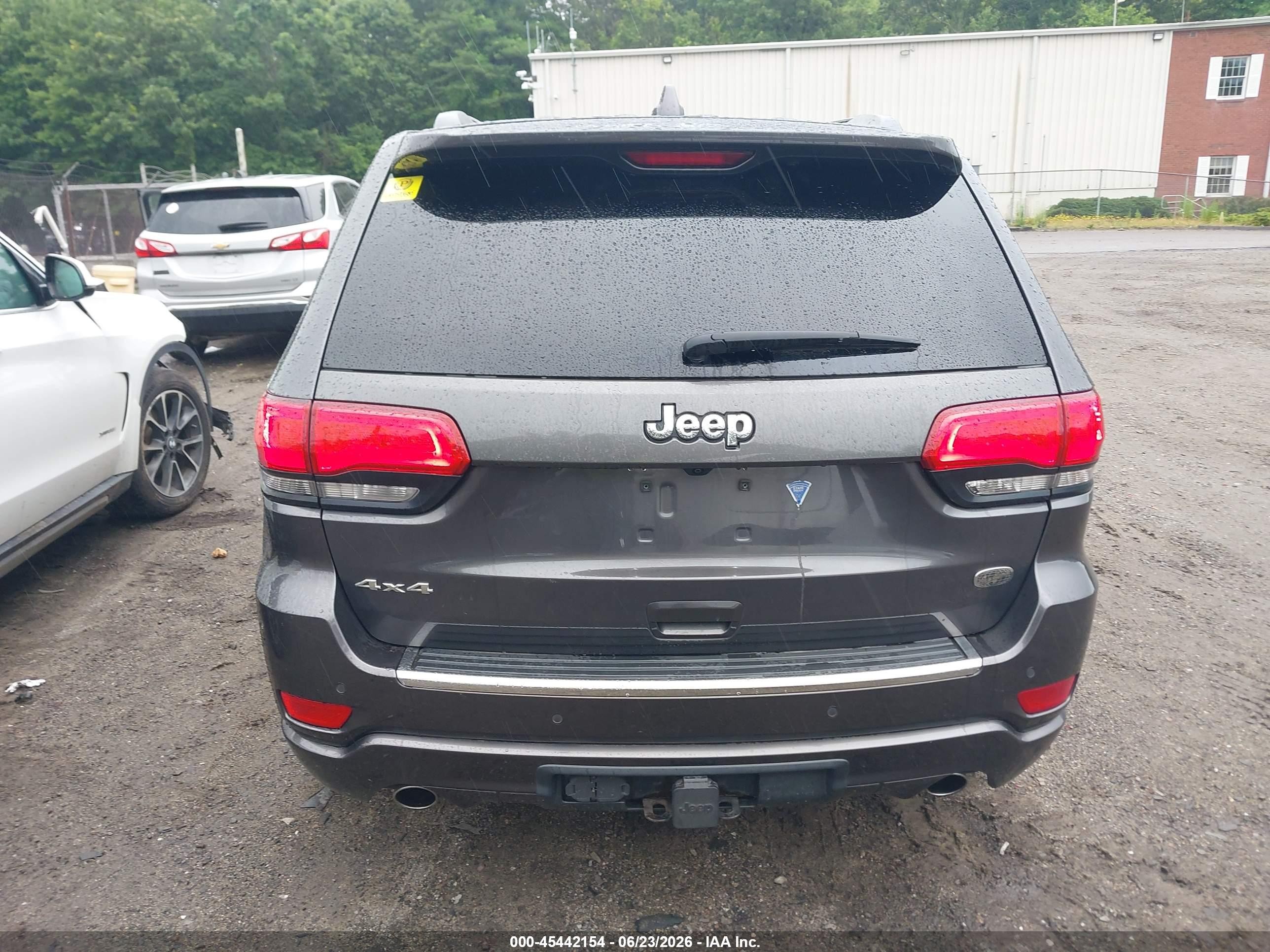 2014 Jeep Grand Cherokee Overland Gray vin: 1C4RJFCG7EC356158