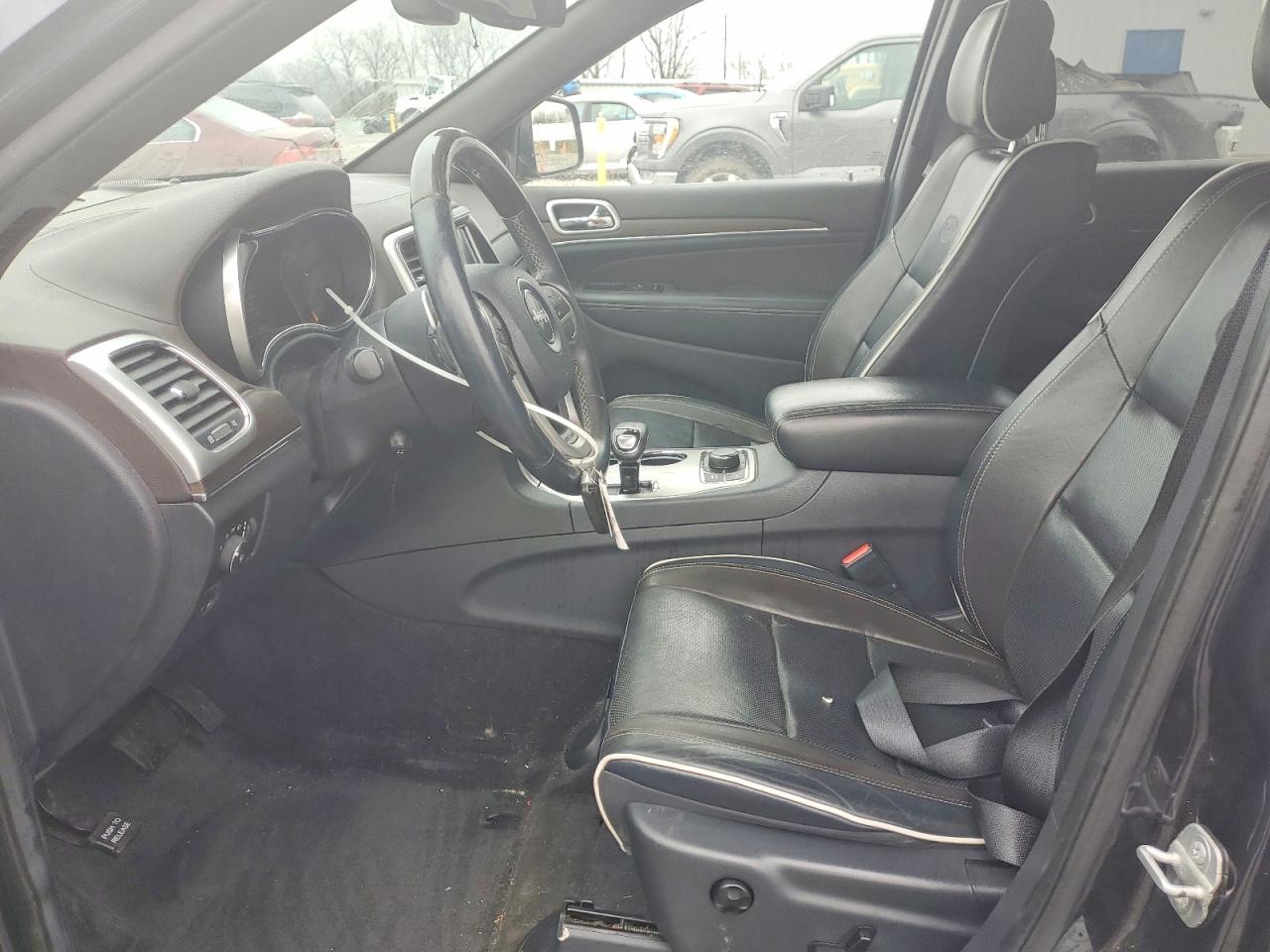 2014 Jeep Grand Cherokee Overland Black vin: 1C4RJFCG7EC474534