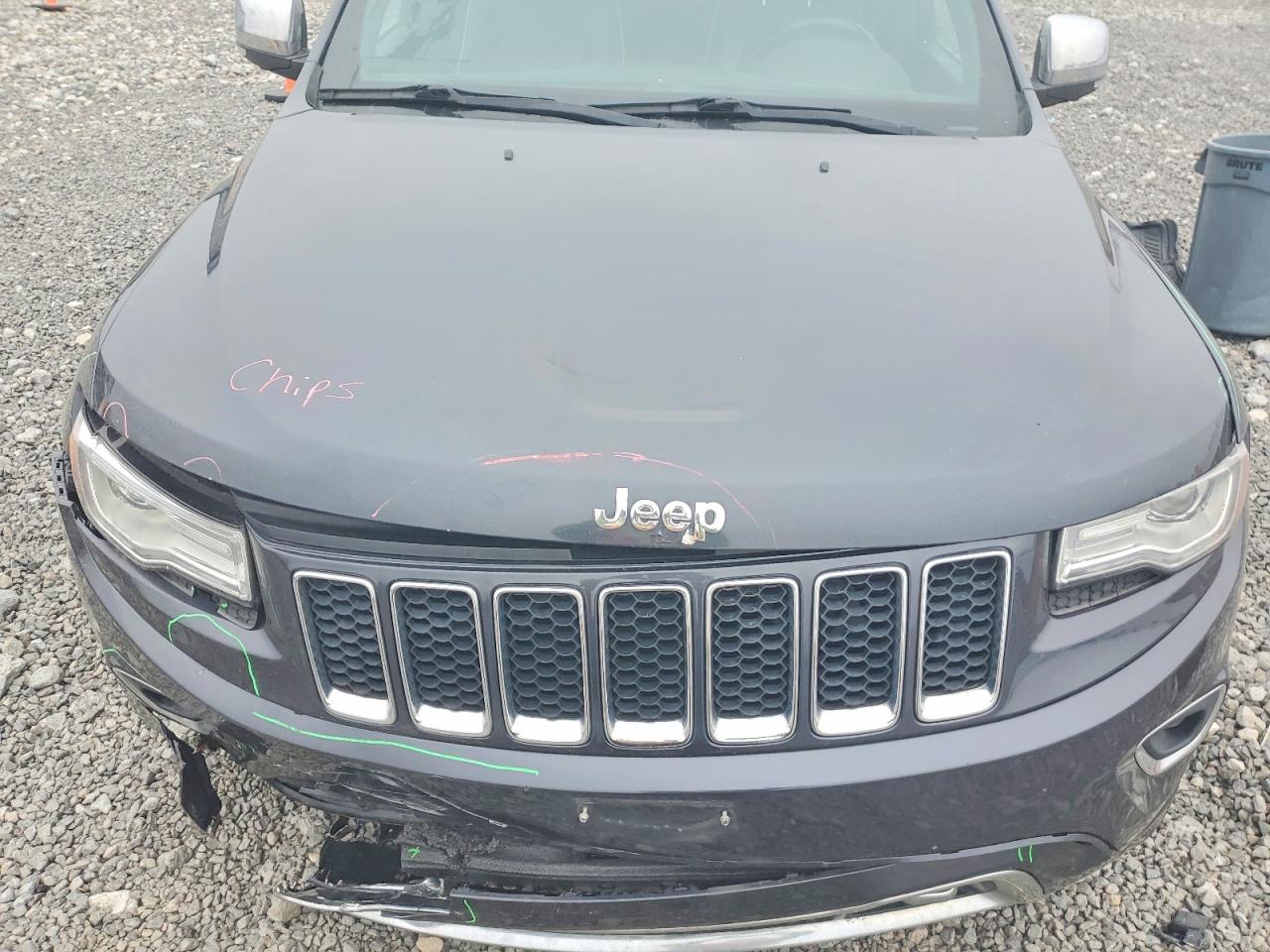 2014 Jeep Grand Cherokee Overland Black vin: 1C4RJFCG7EC474534