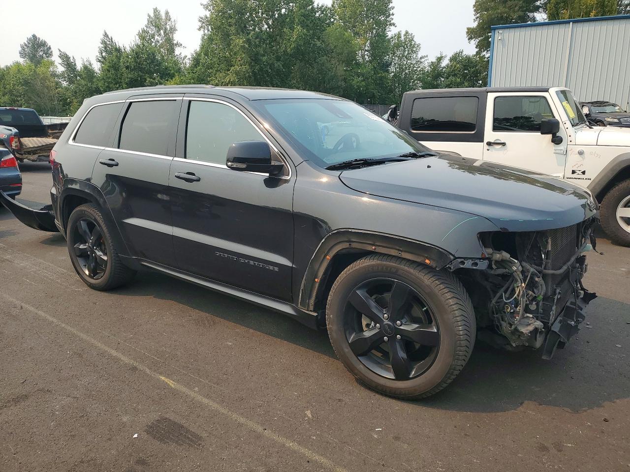 2015 Jeep Grand Cherokee Overland Black vin: 1C4RJFCG7FC111006