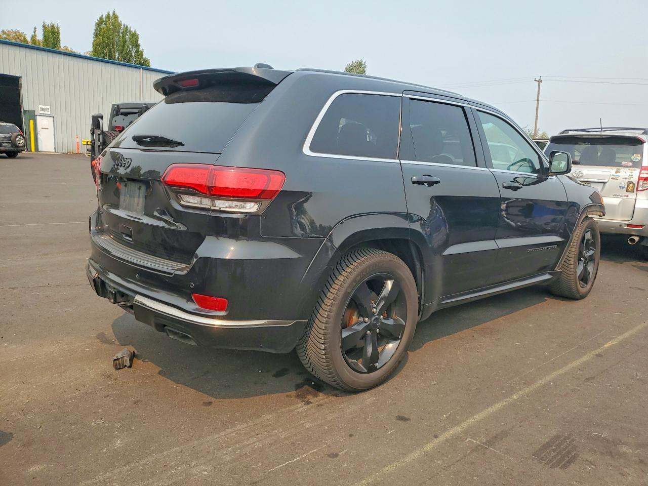 2015 Jeep Grand Cherokee Overland Black vin: 1C4RJFCG7FC111006