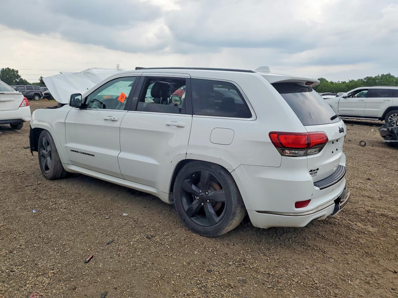 2015 Jeep Grand Cherokee Overland Белый vin: 1C4RJFCG7FC149349