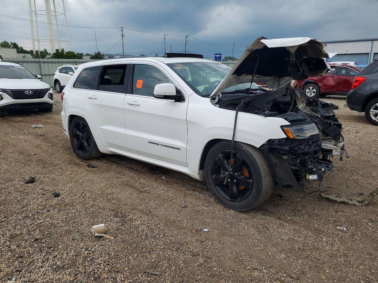 2015 Jeep Grand Cherokee Overland Белый vin: 1C4RJFCG7FC149349