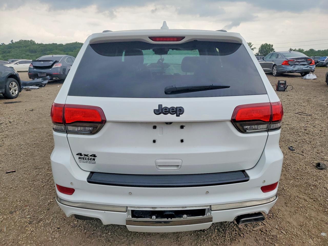 2015 Jeep Grand Cherokee Overland Белый vin: 1C4RJFCG7FC149349