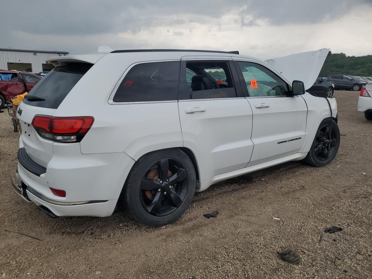 2015 Jeep Grand Cherokee Overland Белый vin: 1C4RJFCG7FC149349 Damage: Right Front Tire, Worn, Replacement Required