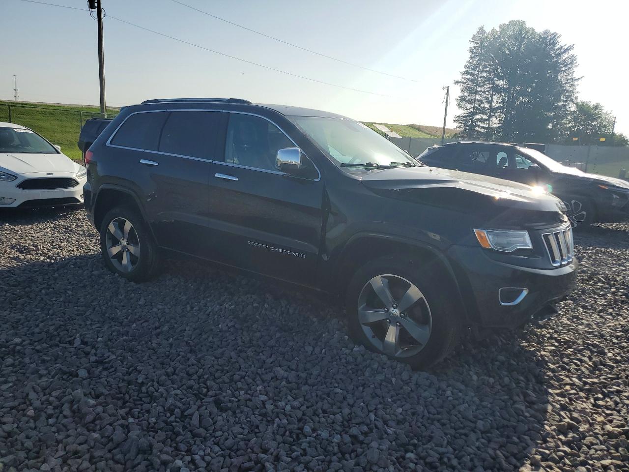 2015 Jeep Grand Cherokee Overland Black vin: 1C4RJFCG7FC173036