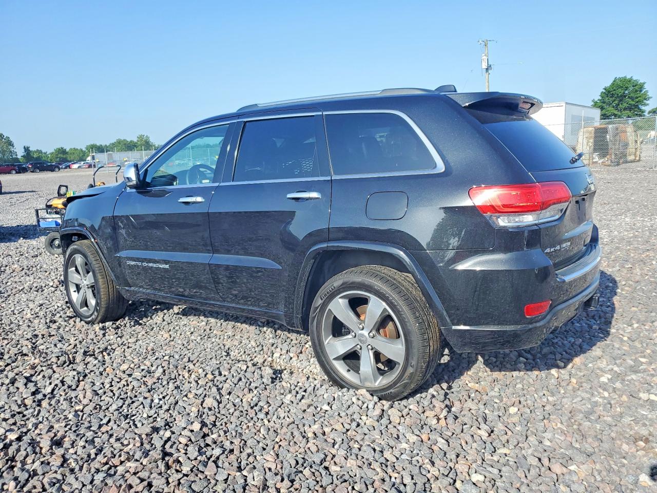 2015 Jeep Grand Cherokee Overland Black vin: 1C4RJFCG7FC173036