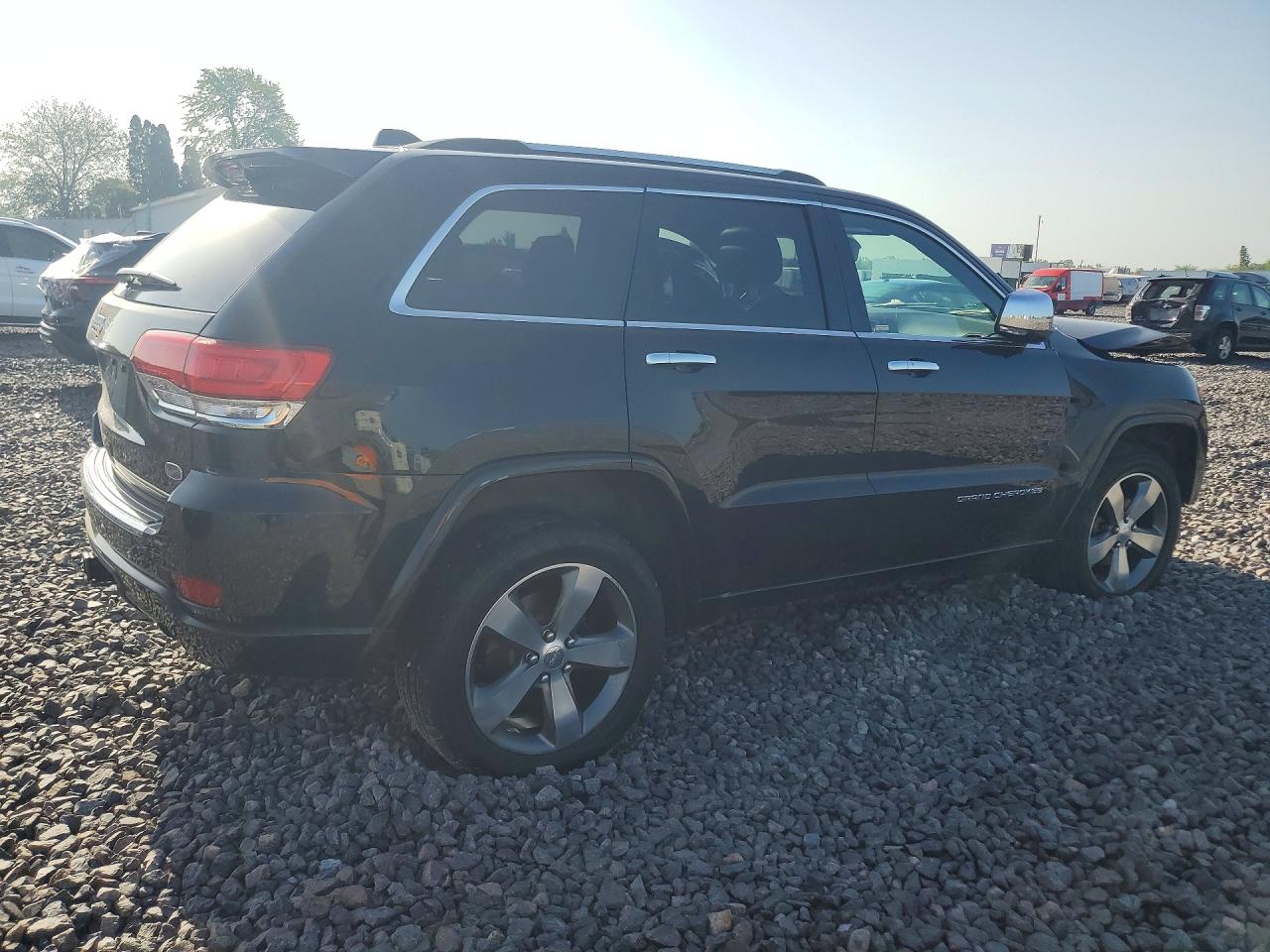 2015 Jeep Grand Cherokee Overland Black vin: 1C4RJFCG7FC173036