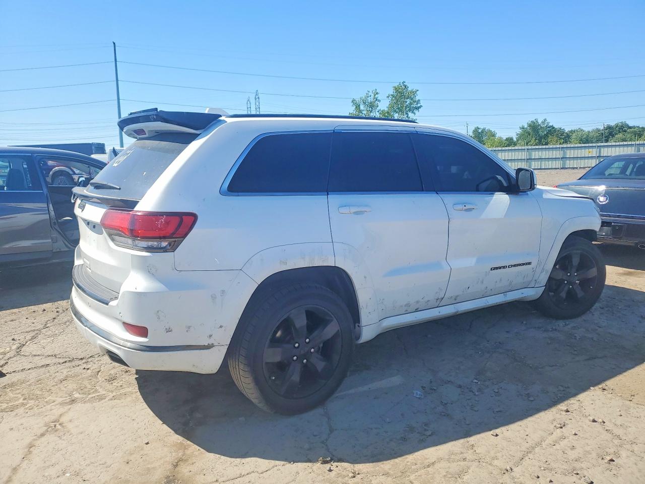 2015 Jeep Grand Cherokee Overland Белый vin: 1C4RJFCG7FC213504