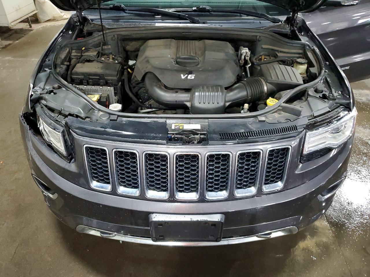 2015 Jeep Grand Cherokee Overland Gray vin: 1C4RJFCG7FC609223