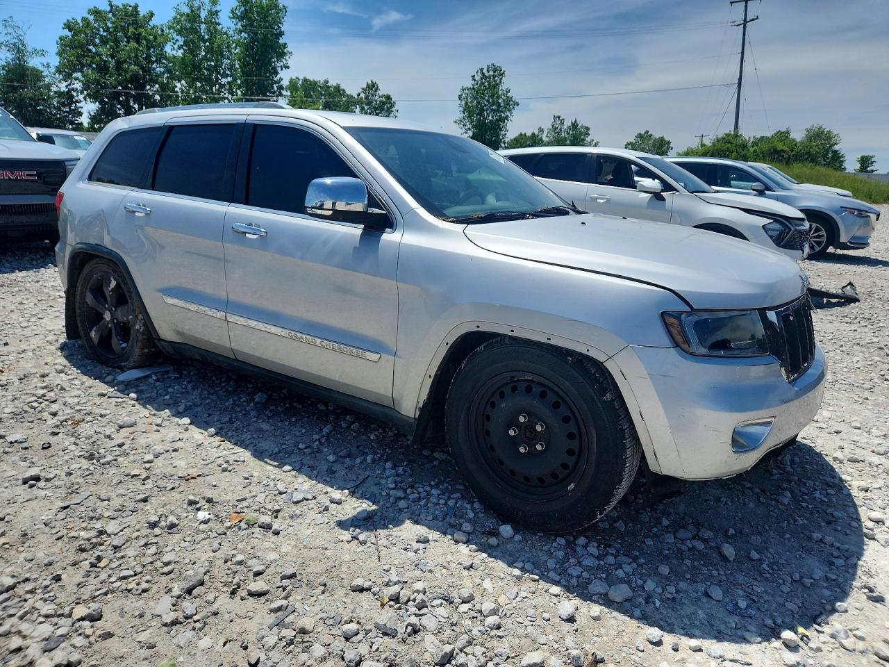 2012 Jeep Grand Cherokee Overland Gray vin: 1C4RJFCG8CC114881