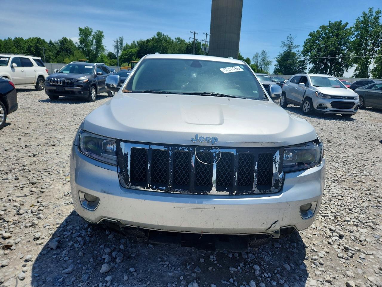 2012 Jeep Grand Cherokee Overland Gray vin: 1C4RJFCG8CC114881
