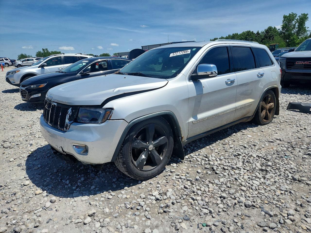 2012 Jeep Grand Cherokee Overland Gray vin: 1C4RJFCG8CC114881