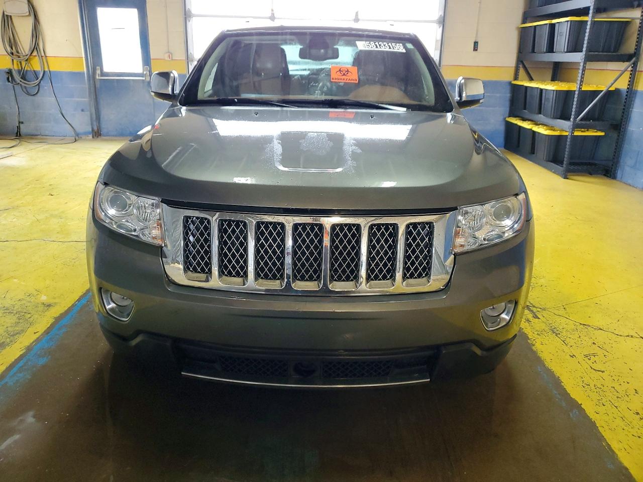 2012 Jeep Grand Cherokee Overland Gray vin: 1C4RJFCG8CC169329