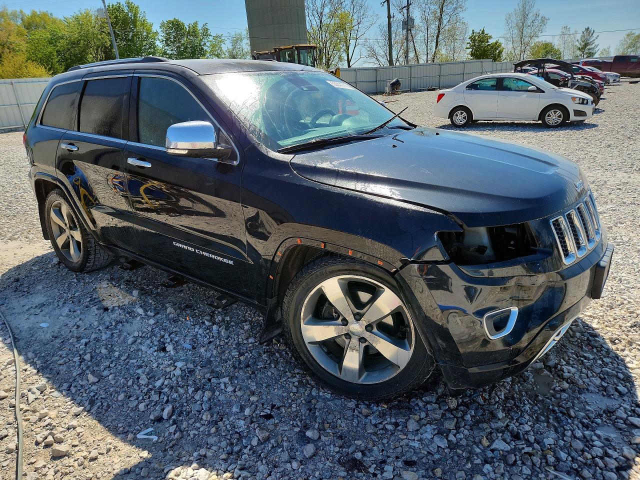 2014 Jeep Grand Cherokee Overland Black vin: 1C4RJFCG8EC126841