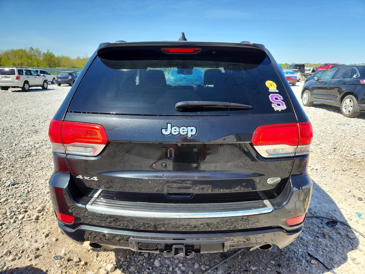 2014 Jeep Grand Cherokee Overland Black vin: 1C4RJFCG8EC126841