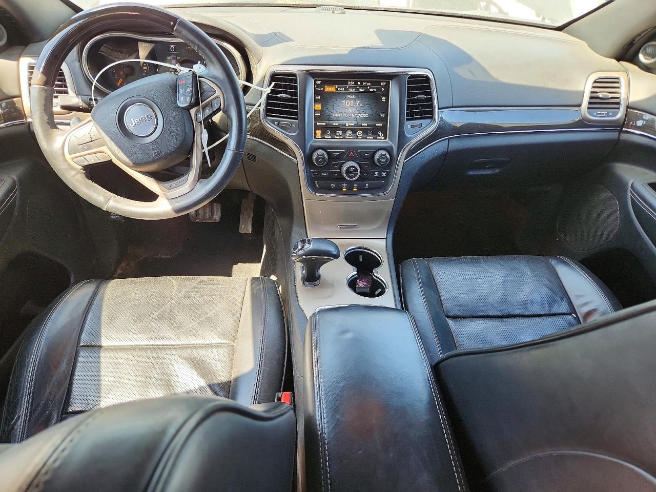 2014 Jeep Grand Cherokee Overland Black vin: 1C4RJFCG8EC126841