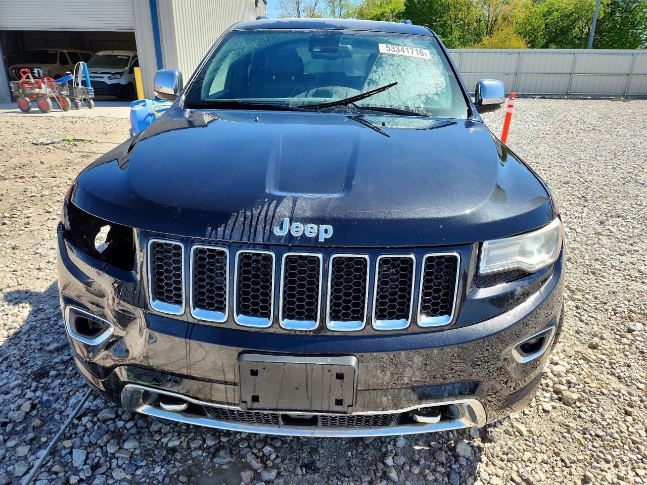 2014 Jeep Grand Cherokee Overland Black vin: 1C4RJFCG8EC126841