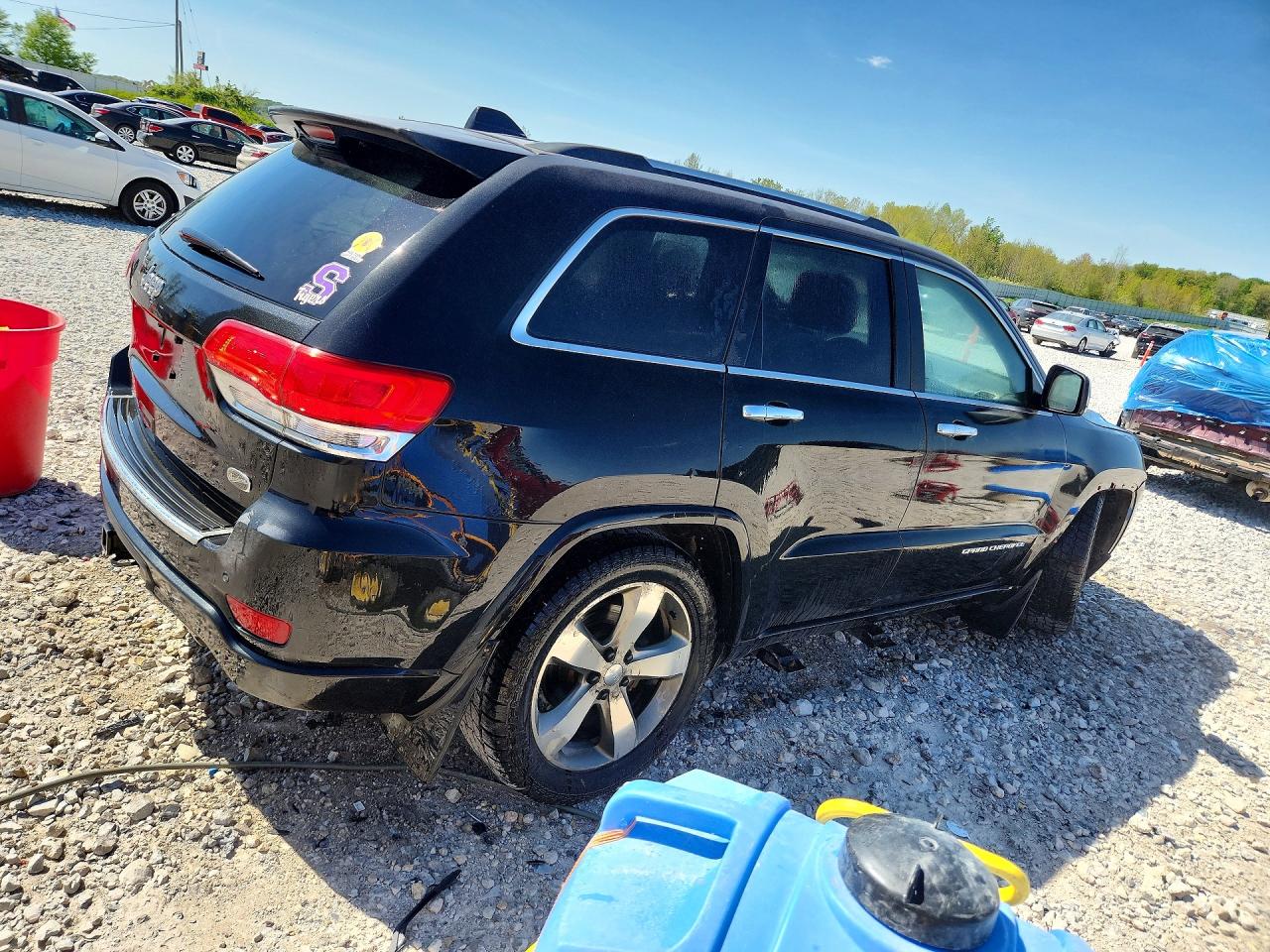 2014 Jeep Grand Cherokee Overland Black vin: 1C4RJFCG8EC126841