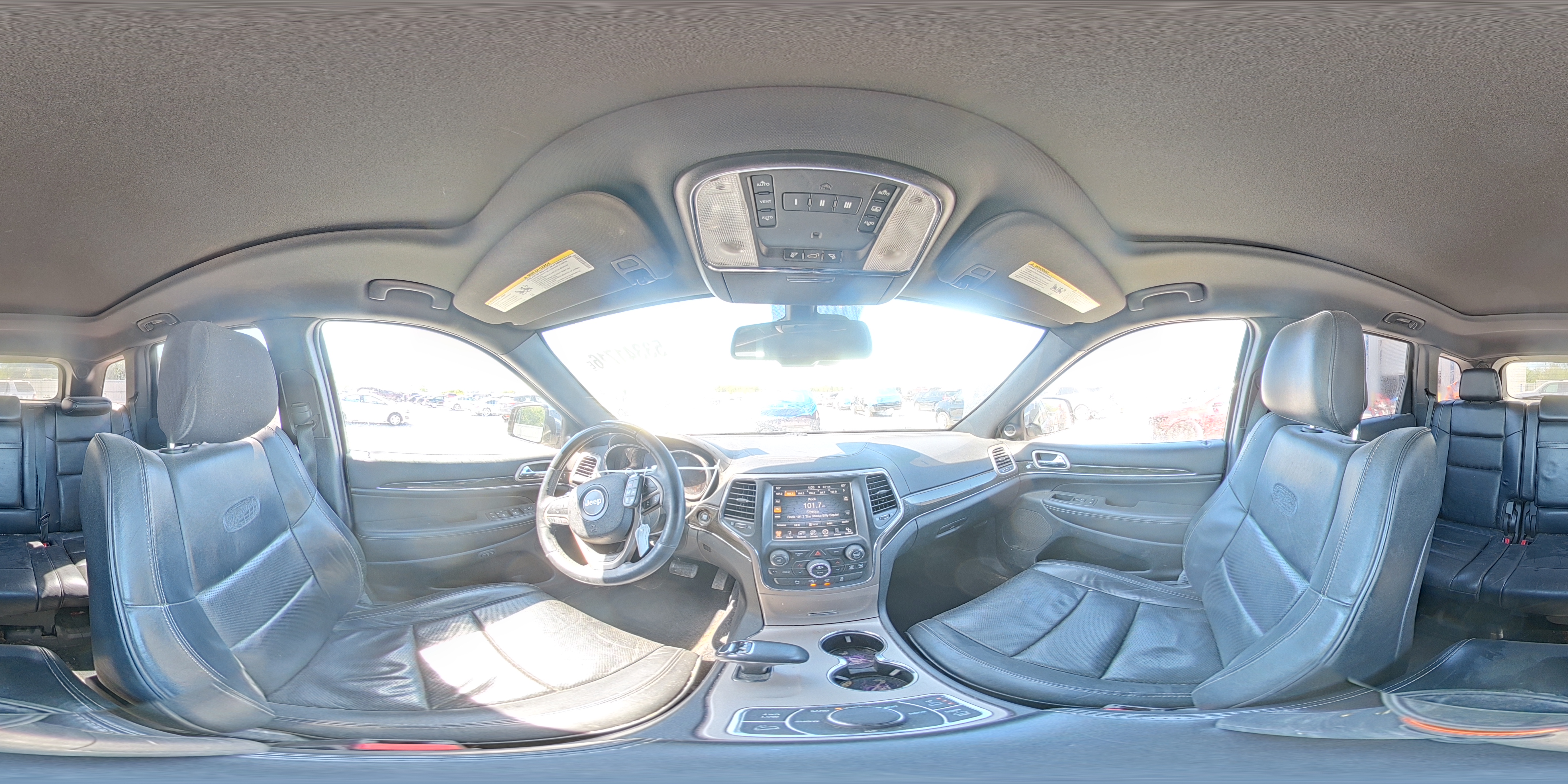 2014 Jeep Grand Cherokee Overland Black vin: 1C4RJFCG8EC126841