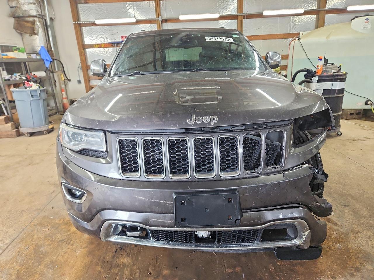 2014 Jeep Grand Cherokee Overland Gray vin: 1C4RJFCG8EC134793